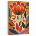 Scandinavian Wall Decor | Vibrant Floral Nordic Art Print | Hygge Style