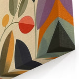 Scandinavian Wall Decor | Vibrant Floral Nordic Art Print | Hygge Style