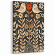 Scandinavian Wall Art | Beige and Orange Nordic Bird Art Print | Hygge