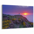 Lighthouse Sunset - Wales Canvas Print, Scenic Wales Photography Art