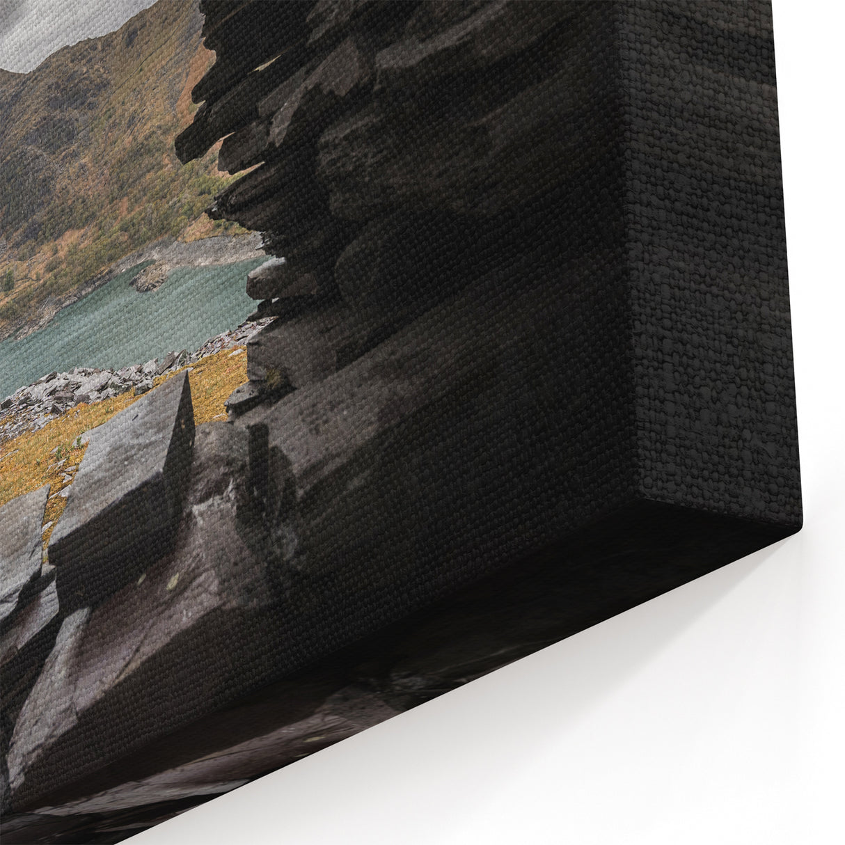 Framed Mountain View - Wales Photography Art, Welsh Landscape Wall Art