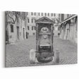 Vatican Framed Prints - Quaint Fountain in Historic Vatican Alley Art