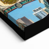 Iconic San Diego Collage – Landmark with Sunset Wall Art Decor