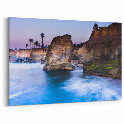 San Diego Coastal Cliffside Art – Pacific Ocean Serenity Wall Décor