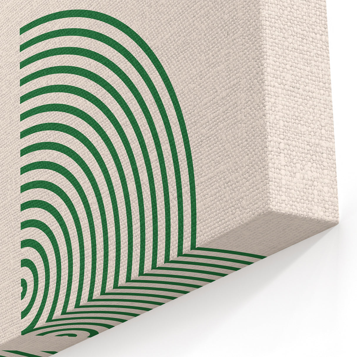Boho Decor Canvas - Geometric Green Bohemian Wall Art for Modern Homes