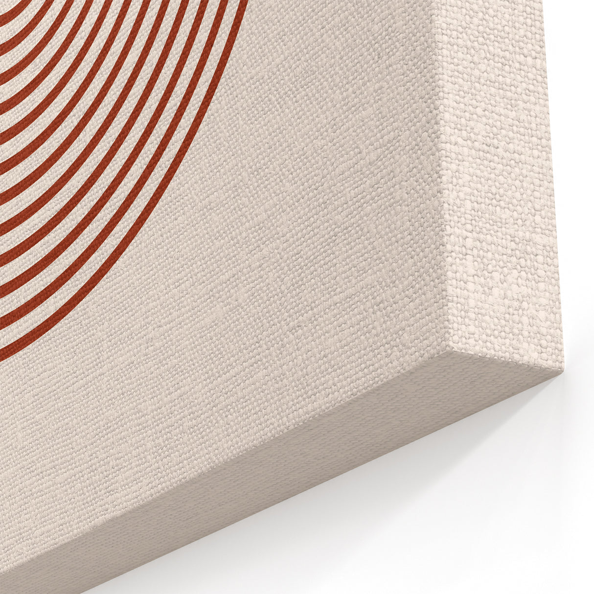 Bohemian Wall Art - Eclectic Rust Geometric Boho Decor Canvas Print