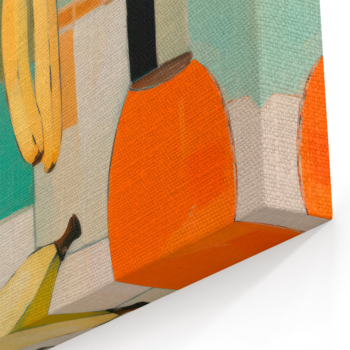 Maximalist Wall Art: Bold Still Life with Bananas for Eclectic Decor