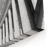 Vatican Framed Prints – St. Peter's Square Columns Black and White Art