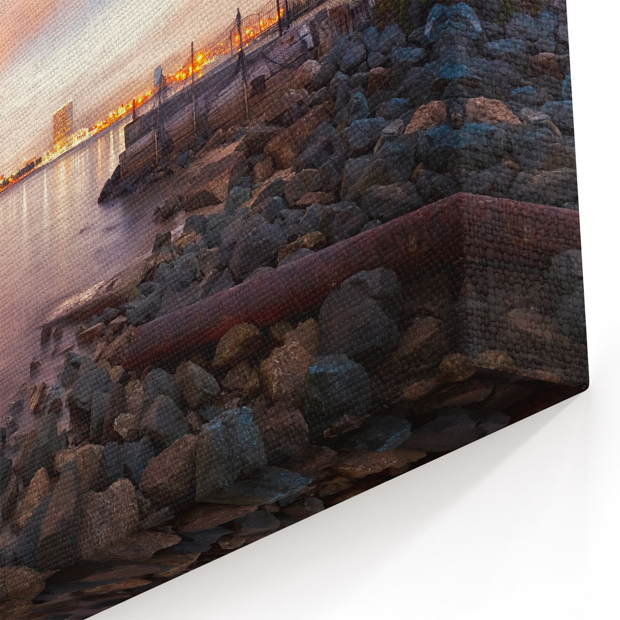 San Diego Sunset Cityscape – Tranquil Waterfront Wall Art Decor