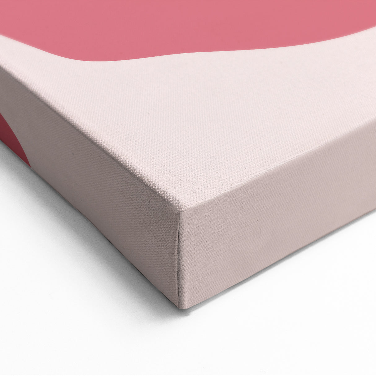 Boho Wall Art - Abstract Pink and Red Modern Bohemian Canvas Print