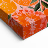 Maximalist Eclectic Wall Art with Vibrant Citrus and Bold Landscape Design
