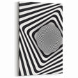 Hypnotic Spiral and Geometric Stripes - Optical Illusion Wall Art