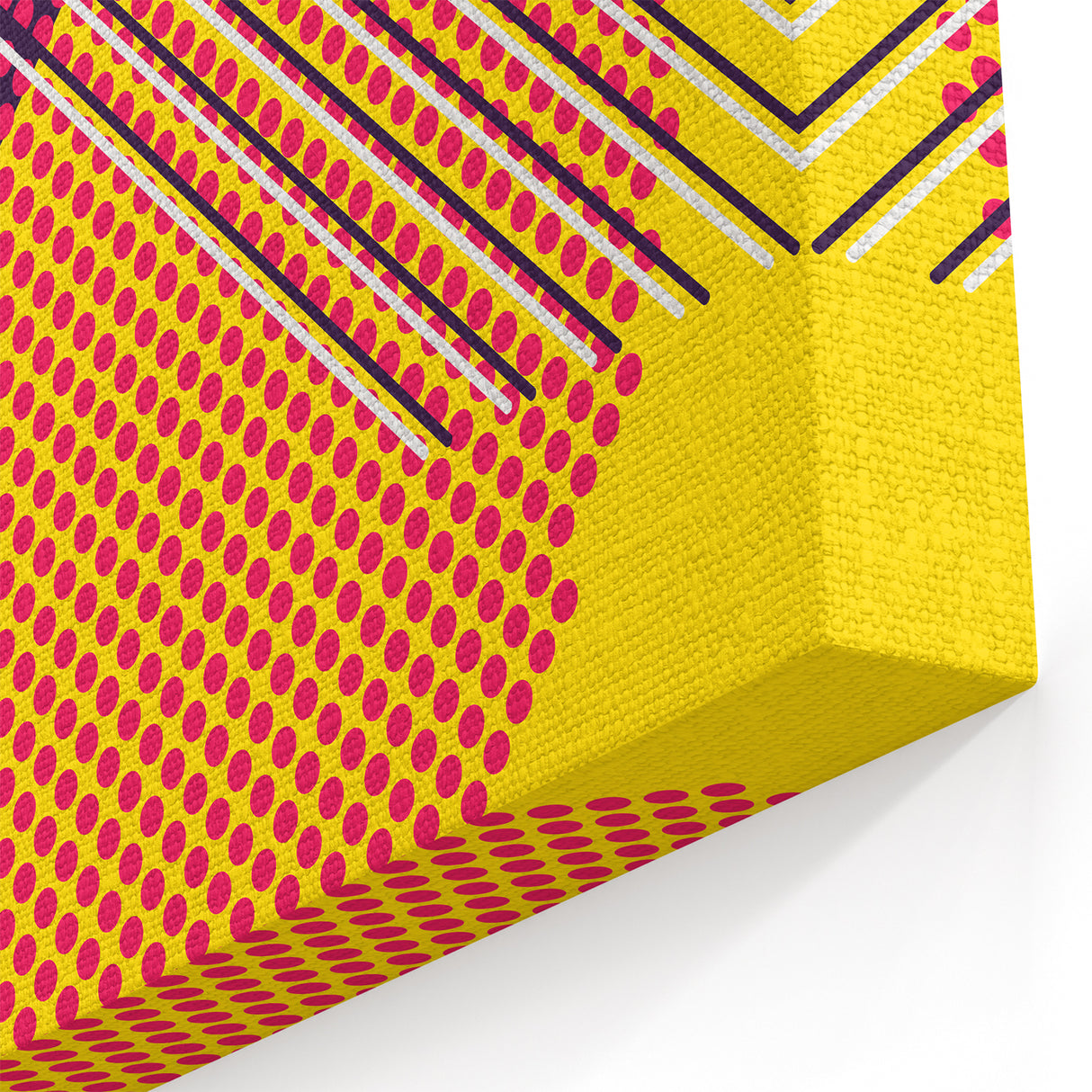 Bold Geometric Pop Art - Retro Circle and Pattern Wall Art
