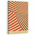 Bohemian Wall Art - Aesthetic Boho Decor Canvas with Eclectic Stripes