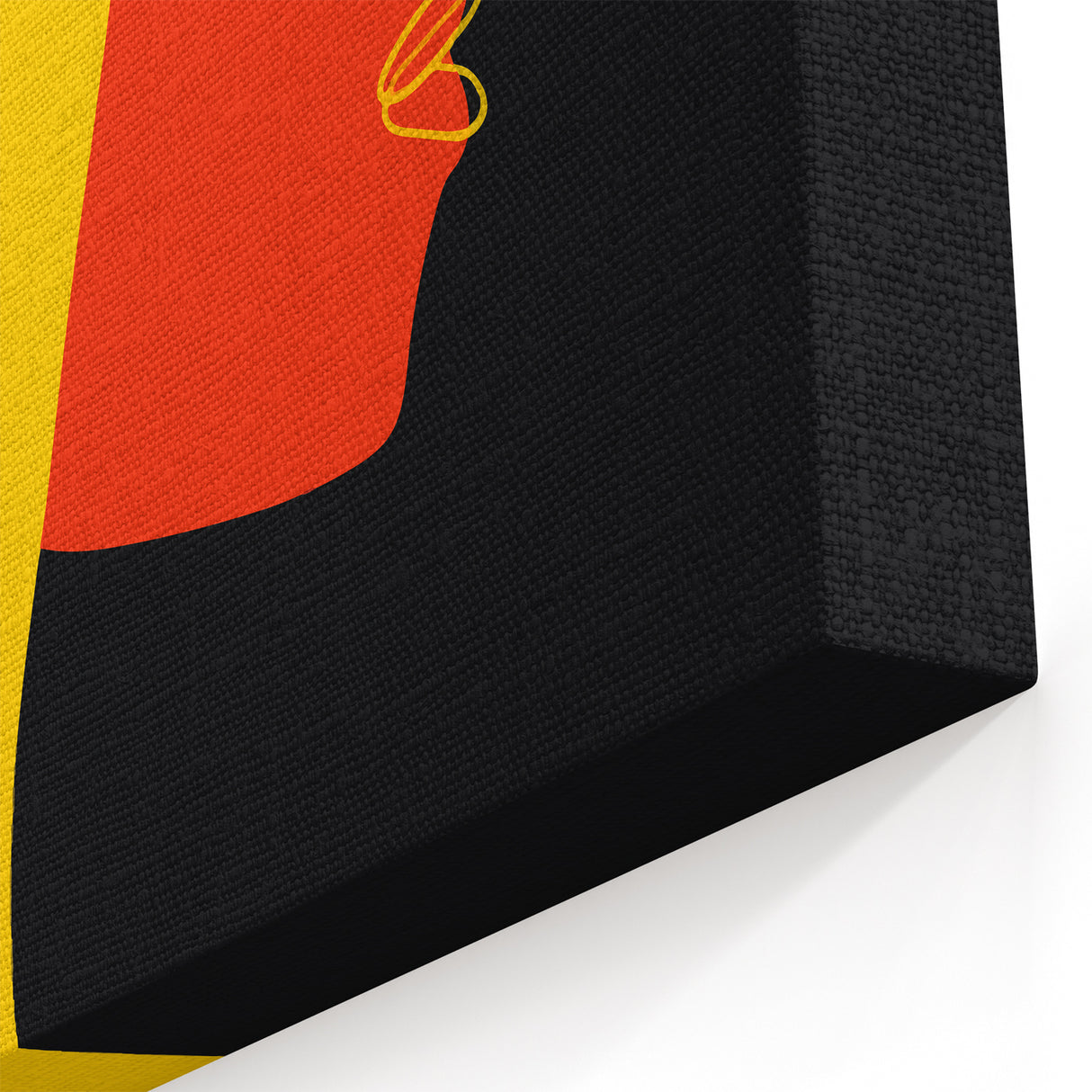 Bold Bohemian Wall Art - Eclectic Boho Decor Canvas with Abstract Dual Faces