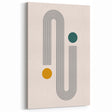 Modern Bohemian Wall Art - Geometric Boho Decor Canvas with Minimalist Design