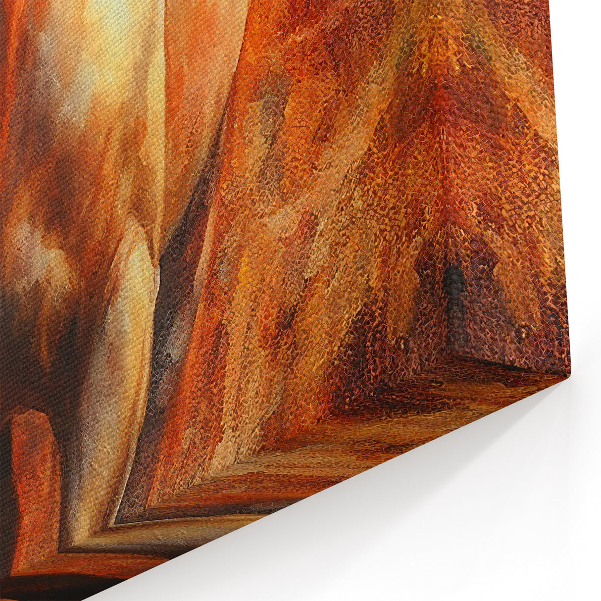 Fiery Horse Glam Wall Art - Luxury Red and Gold Decor for Bold Interiors