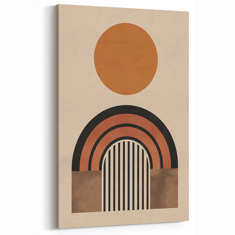 Eclectic Boho Decor | Artistic Bohemian Wall Art | Geometric Circle Design