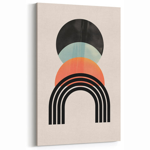 Bohemian Wall Art | Boho Chic Decor Canvas | Artistic Eclectic Wall Hanging