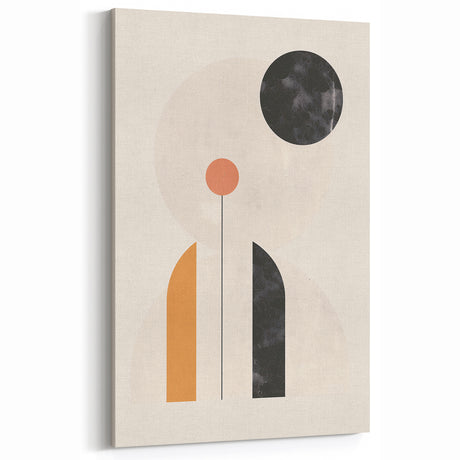 Bohemian Wall Art | Minimalist Boho Decor Canvas | Eclectic Artistic Print