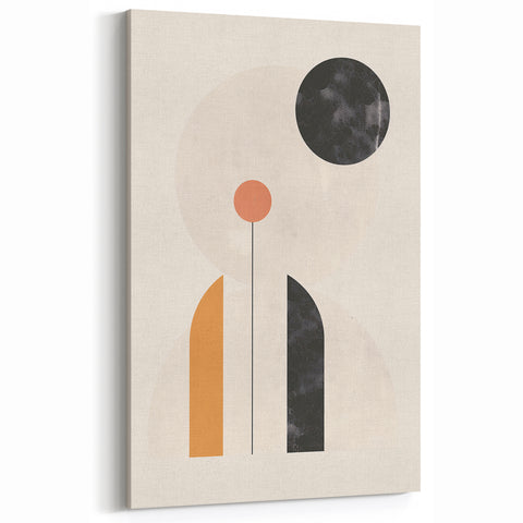 Bohemian Wall Art | Minimalist Boho Decor Canvas | Eclectic Artistic Print