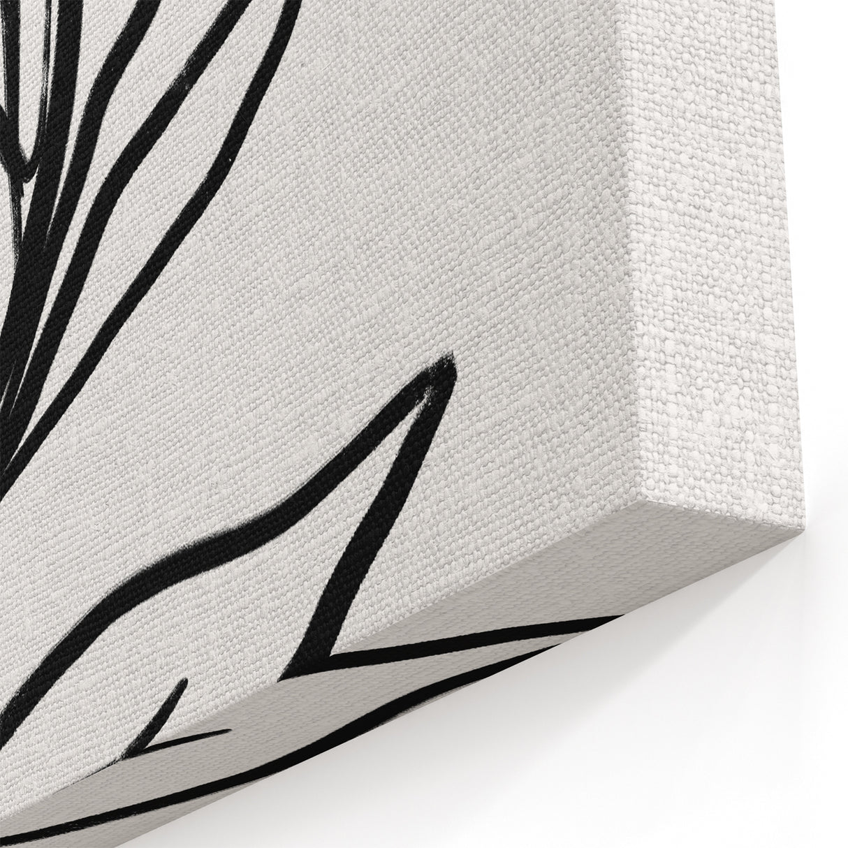 Bohemian Wall Art | Bold Botanical Line Drawing | Minimalist Nature Decor