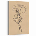 Bohemian Wall Art | Dynamic Dancer Line Drawing | Minimalist Art Print
