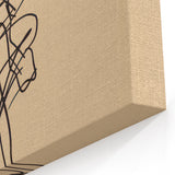 Bohemian Wall Art | Dynamic Dancer Line Drawing | Minimalist Art Print