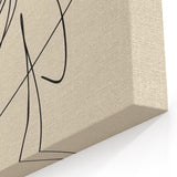 Bohemian Wall Art | Graceful Dancer Line Drawing | Minimalist Art Print