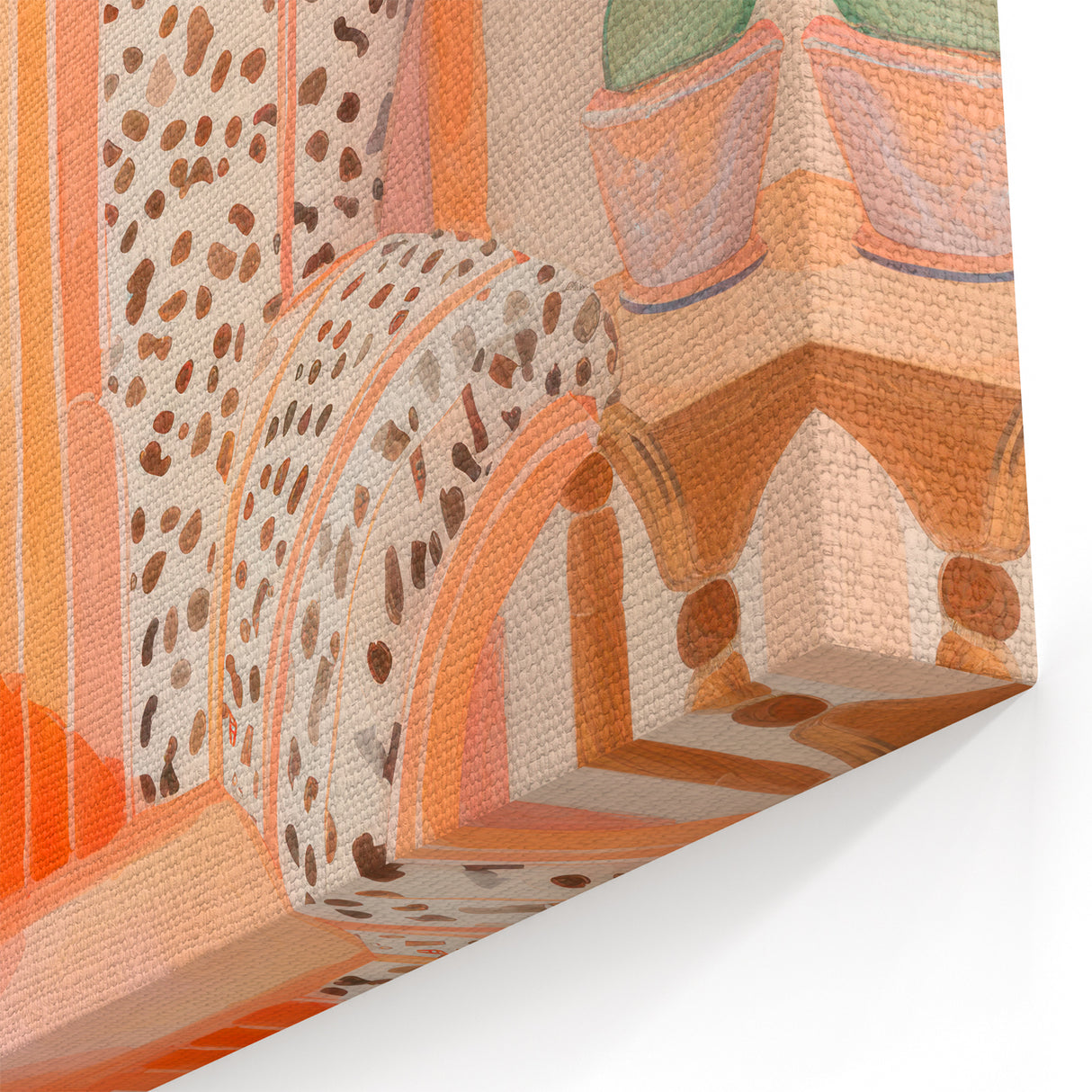 Maximalist Wall Art - Bold Leopard Print Armchair with Eclectic Style