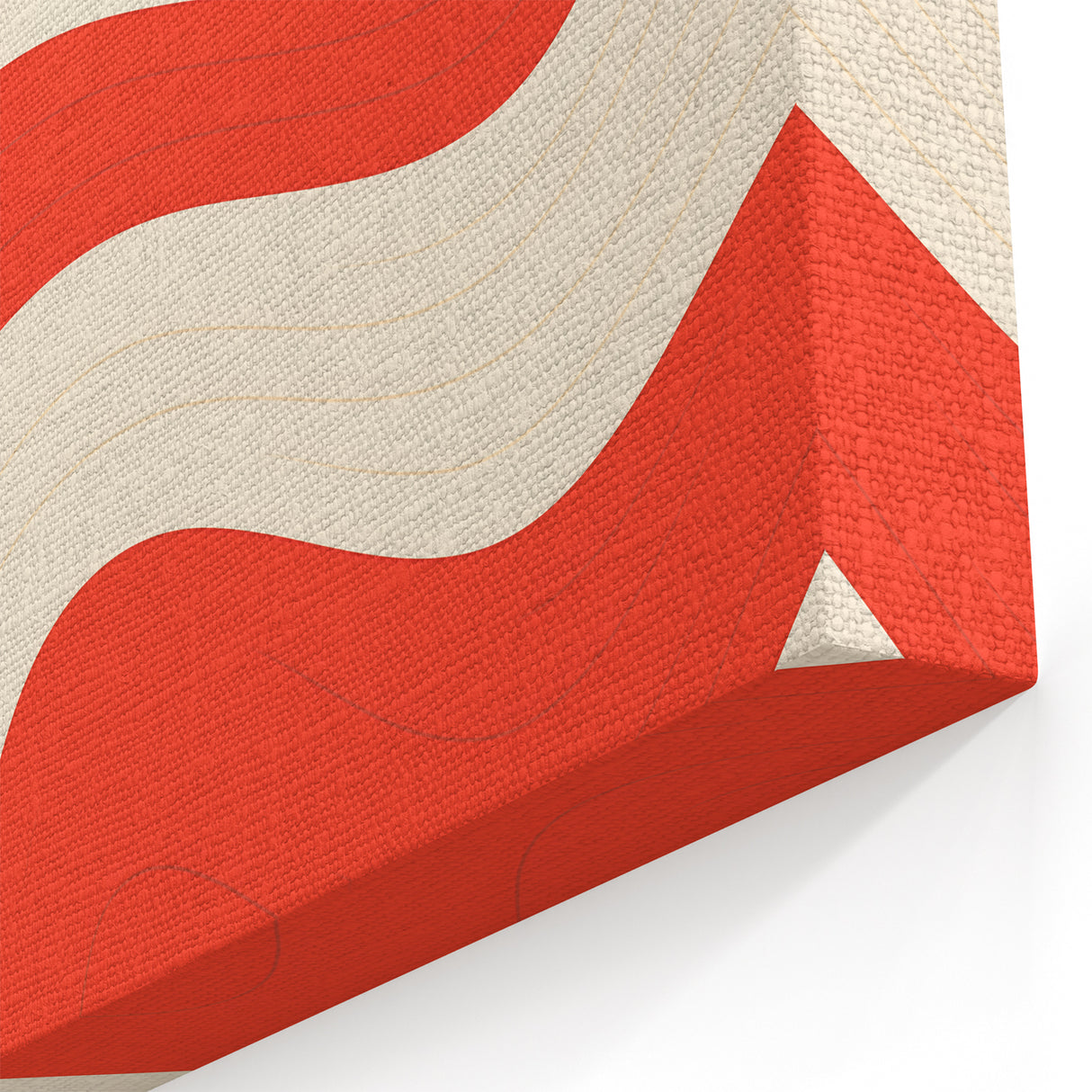Electric Wall Art - Bold Abstract Waves Painting - Modern Electric Decor