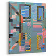Electric Wall Art - Abstract Geometric Painting - Modern Electric Decor