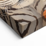 Electric Wall Art - Bold Portrait with Tiger Painting - Modern Decor
