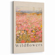 Electric Wall Art - Wildflowers Landscape Painting - Modern Floral Decor