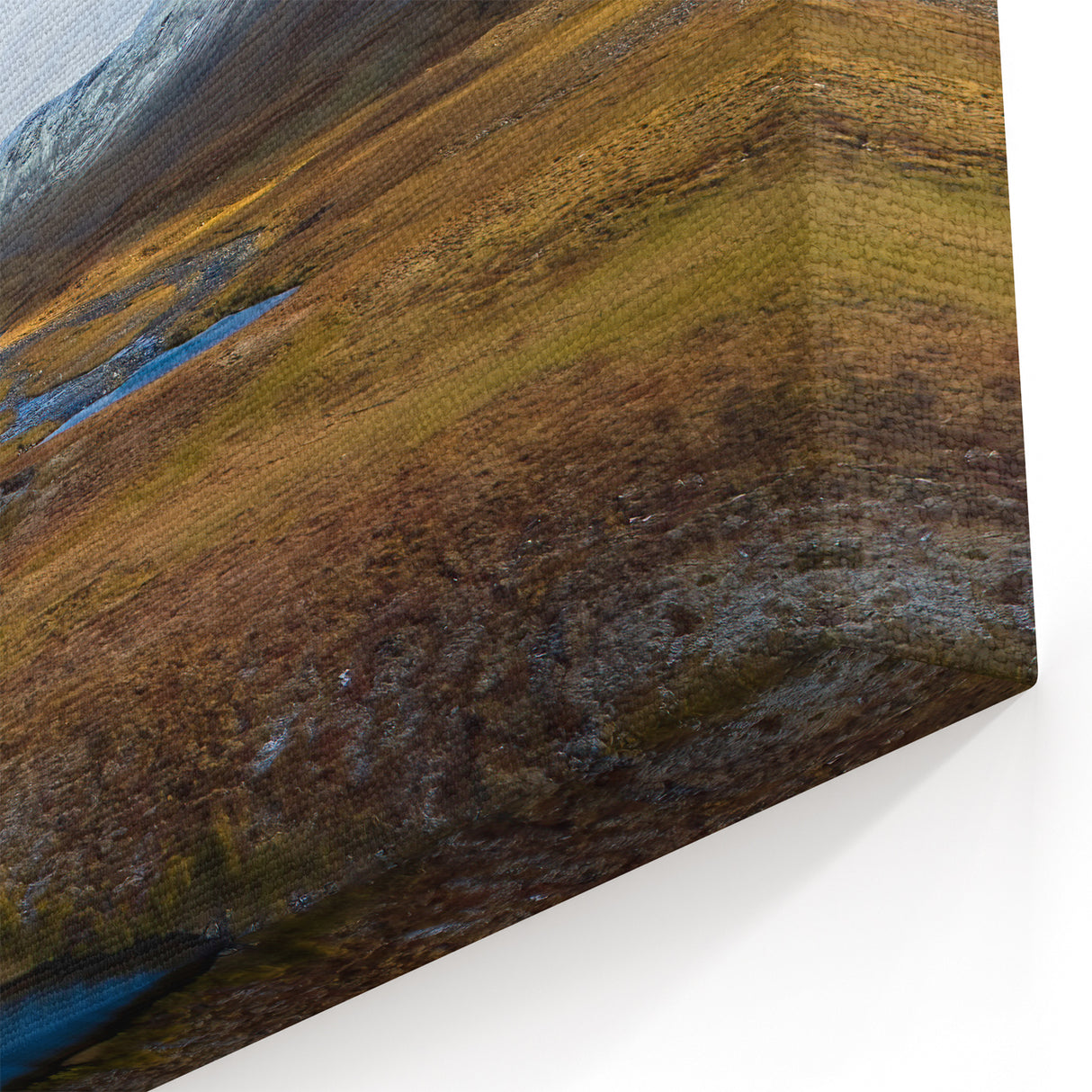 Swedish Landscape Art - Majestic Mountain Valley with River Nordic Scenery
