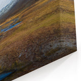 Swedish Landscape Art - Majestic Mountain Valley with River Nordic Scenery