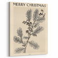 Electric Wall Art – Vibrant Holiday Pine and Berries Modern Electric Decor