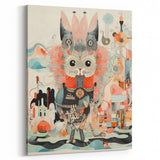 Electric Wall Art – Abstract Creature Design Modern Electric Canvas Art