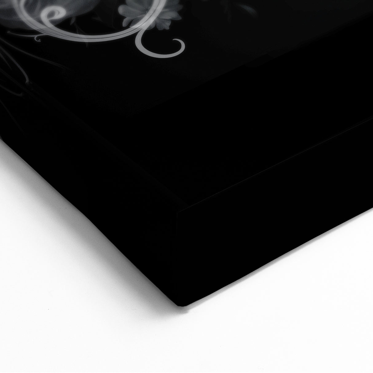 Electric Wall Art – Dramatic Floral Black and White Modern Electric Decor