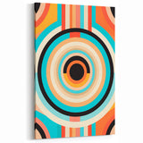 Vibrant Maximalist Wall Art – Bold Circular Design for Eclectic Decor