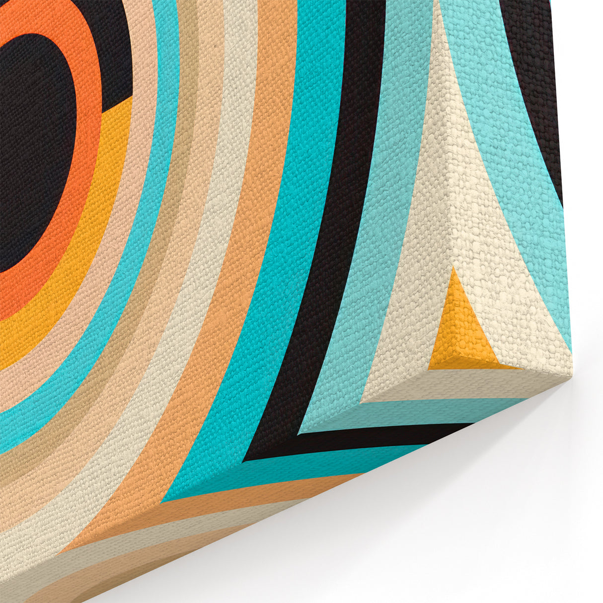 Vibrant Maximalist Wall Art – Bold Circular Design for Eclectic Decor
