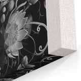 Electric Wall Art – Botanical Garden Black and White Modern Electric Decor