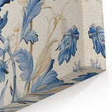 Electric Wall Art – Blue Floral Botanical Design Modern Electric Decor