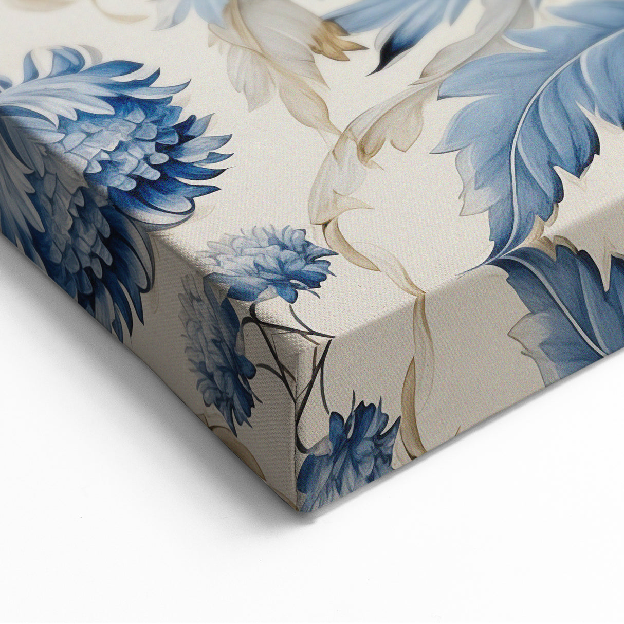 Electric Wall Art – Blue Floral Botanical Design Modern Electric Decor
