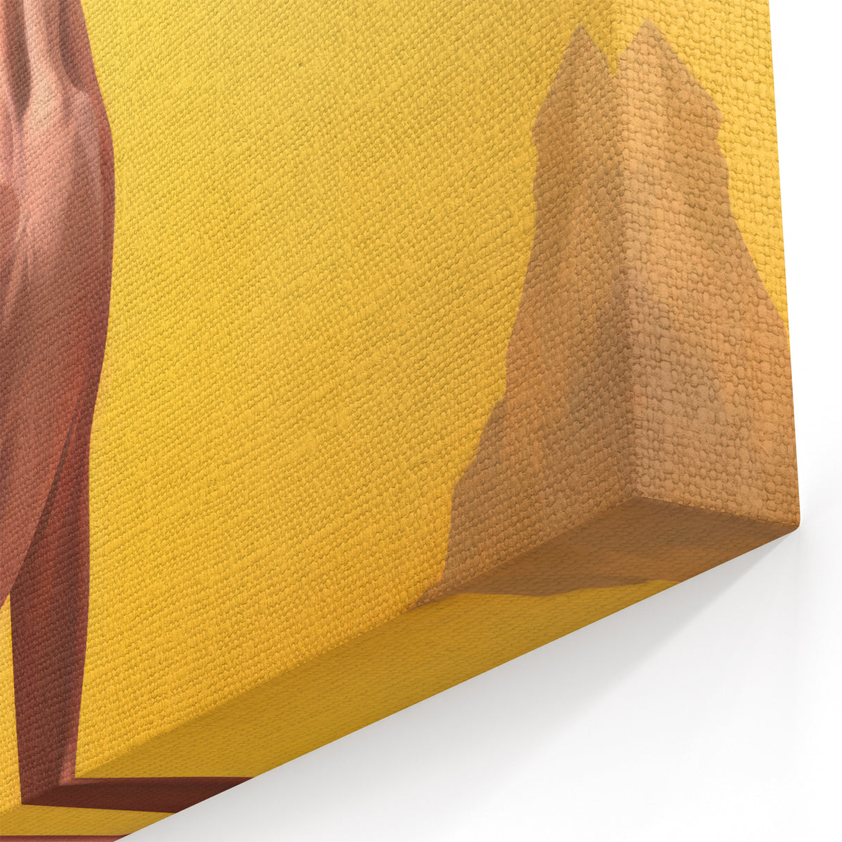 Maximalist Wall Art – Regal Dog Portrait Against Vibrant Sky and Landscape