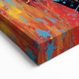 Bold Zebra Glam Wall Art - Vibrant Chic Decor for Modern Interiors