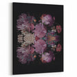 Electric Wall Art | Dark Floral Electric Canvas for Modern Interiors