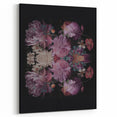 Electric Wall Art | Dark Floral Electric Canvas for Modern Interiors