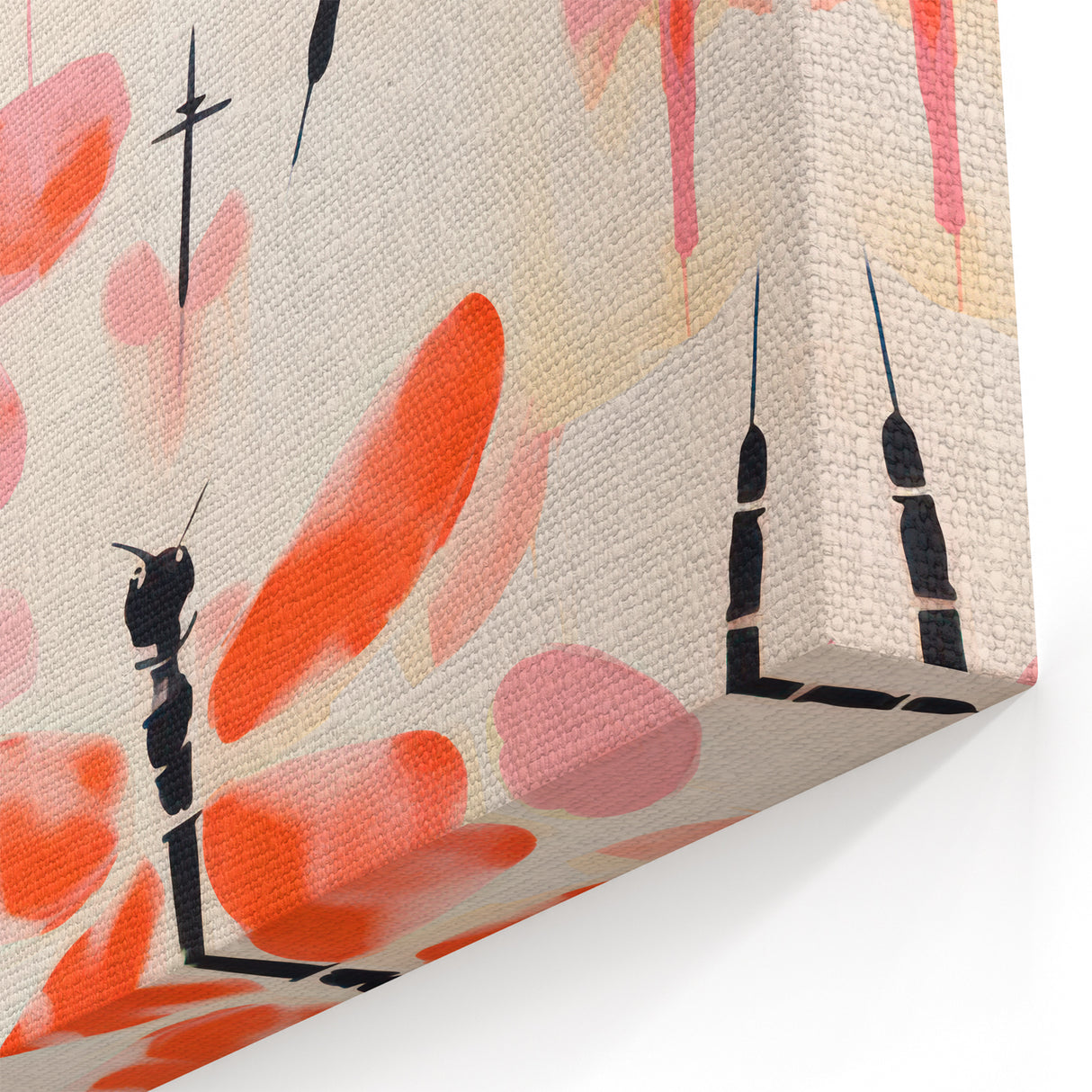 Maximalist Wall Art - Bold Dragonfly Print for Eclectic Home Decor