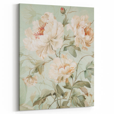 Electric Wall Art | Soft Floral Electric Canvas for Modern Interiors